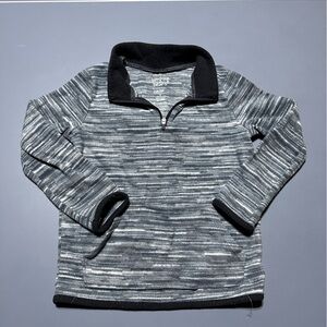 Jumping Beans Black and Gray Zip Pullover